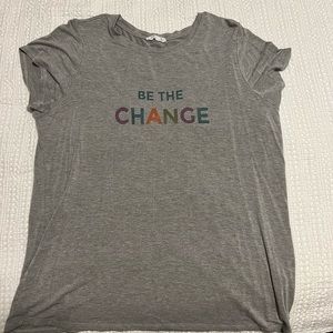 BE THE CHANGE boutique tee
